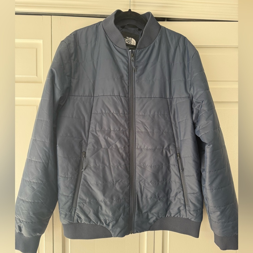 North Face Bodenburg Insulated Bomber Jacket in Navy Blue Men’s Large